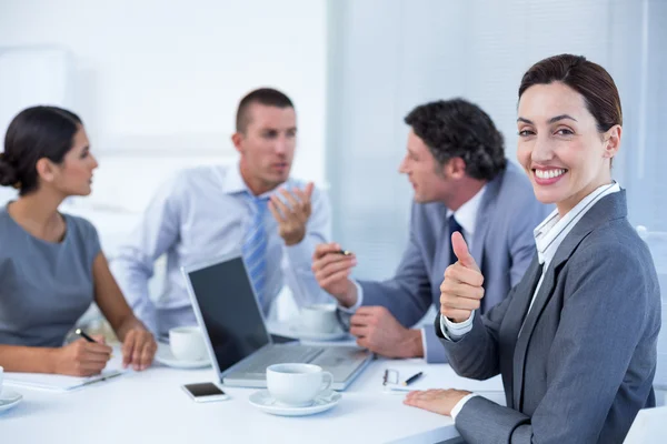 Business people having meeting Royalty Free Stock Images