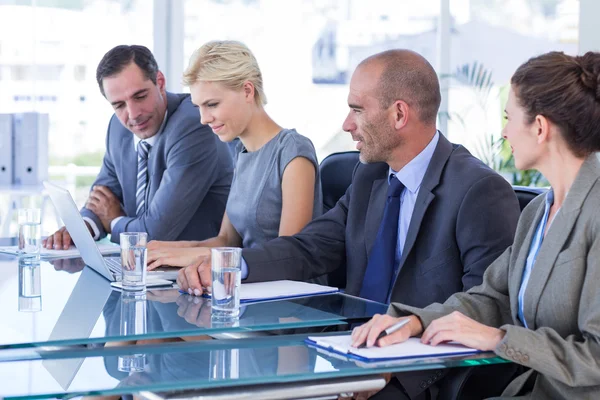 Business team having a meeting — Stock Photo, Image