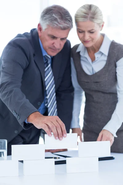 Samenwerking tussen zakenmensen — Stockfoto