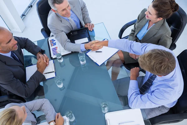 Zakelijke team tijdens vergadering — Stockfoto