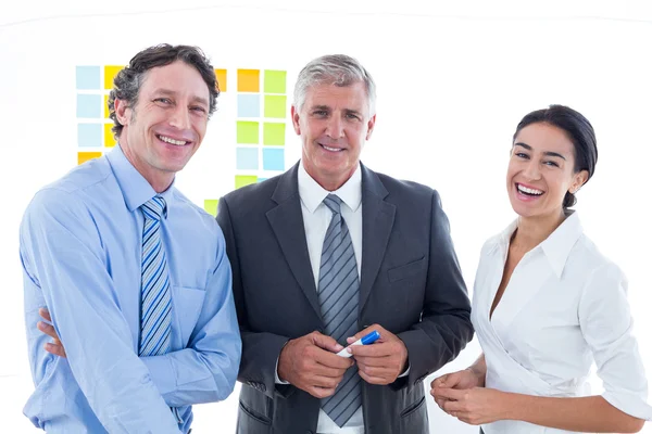 Business people brainstorming together Stock Picture