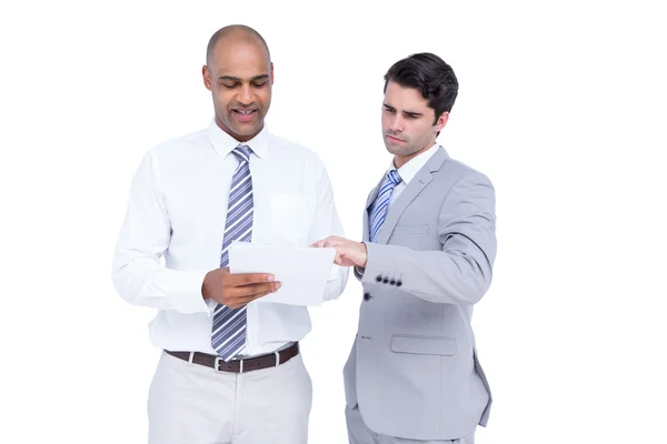 Businessmen working together — Stock Photo, Image