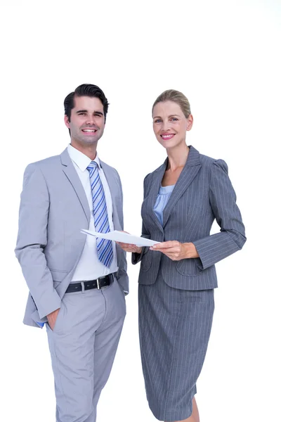 Business people looking at camera — Stock Photo, Image