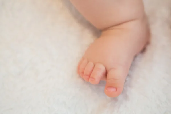 Beautiful foot of baby — ストック写真