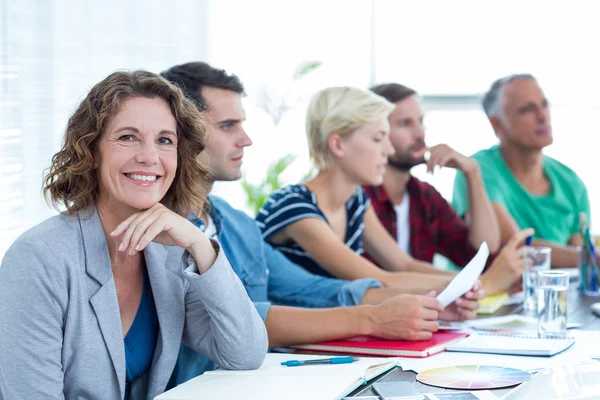 Equipo empresarial creativo en la reunión — Foto de Stock