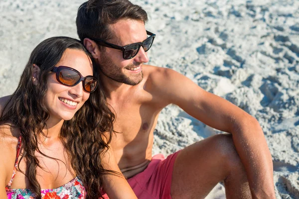 Casal feliz sorrindo — Fotografia de Stock