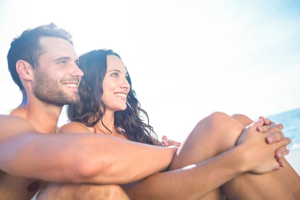 Gelukkige paar glimlachen — Stockfoto