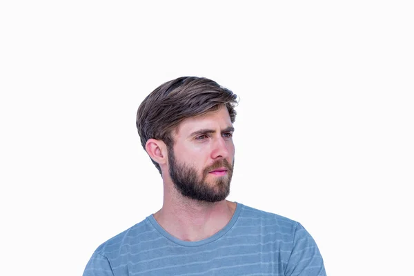 Sad handsome man looking away — Stock Photo, Image