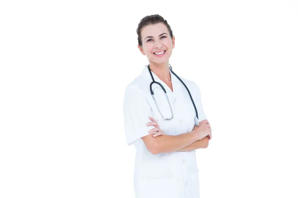 Brunette female doctor — Stock Photo, Image