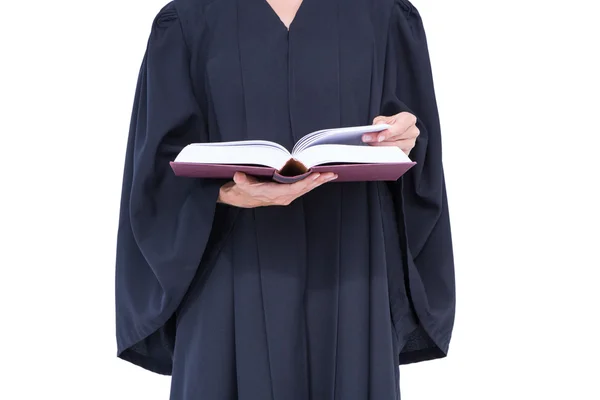 A lawyer reading law code — Stock Photo, Image