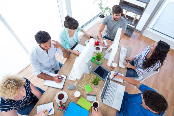 Creatieve business team in een vergadering — Stockfoto