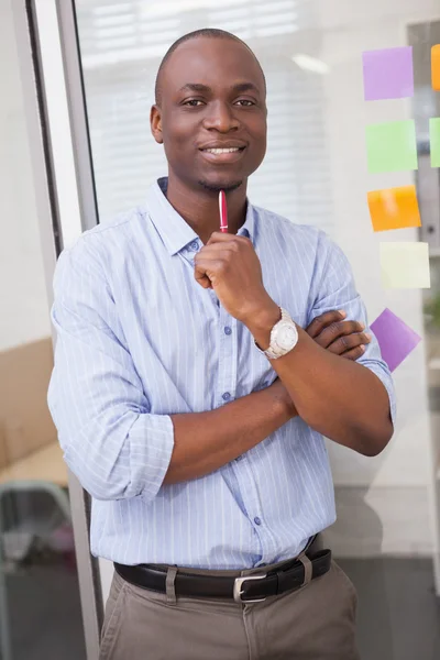 Businessman during meeting — Stock Photo, Image