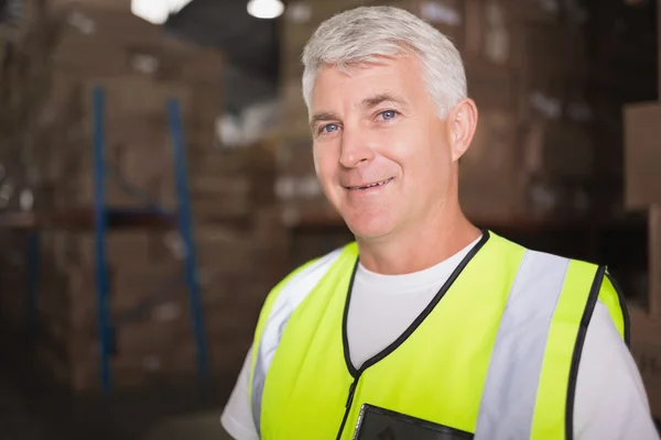 Manual worker in warehouse — Stock Photo, Image