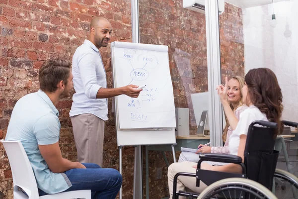 Verksamhet team har möte — Stockfoto