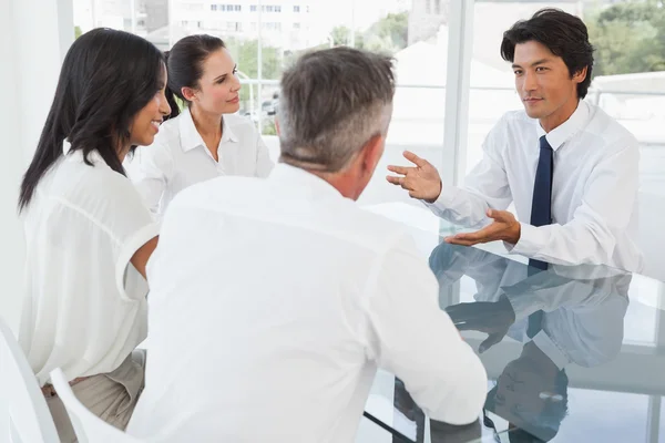 Business team having meeting — Stock Photo, Image