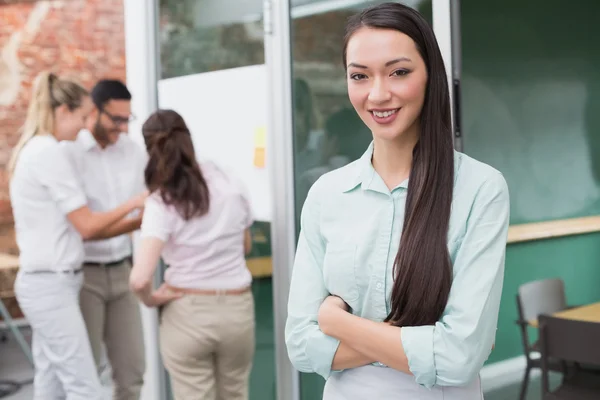 Architect smiling at camera — Stock Photo, Image