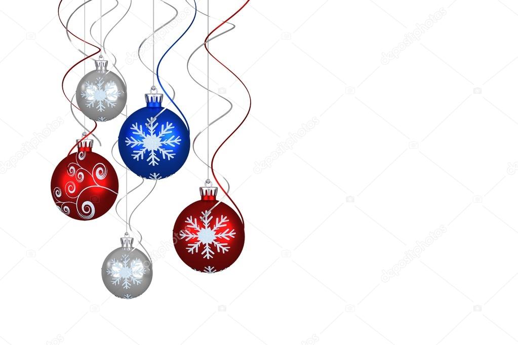 Hanging christmas balls — Stock Photo © Wavebreakmedia 81728016