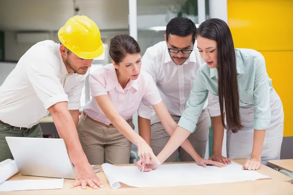 Architecture team working — Stock Photo, Image