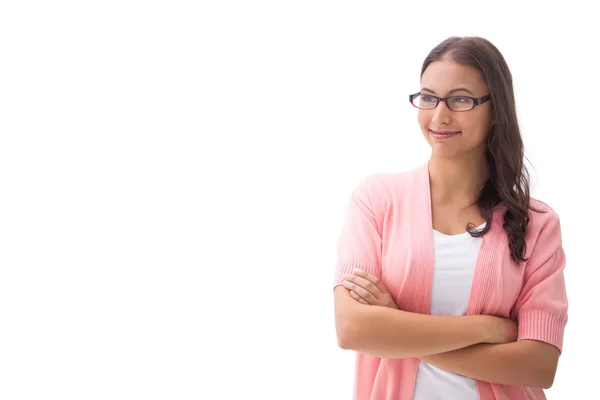 Mujer con los brazos cruzados — Foto de Stock