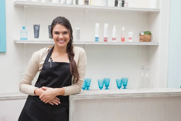 Hairdresser in work stock room — Stock Photo, Image