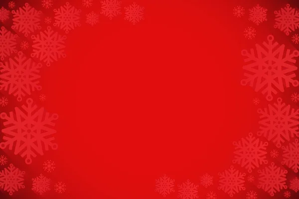 Rode sneeuwvlokken patroon — Stockfoto