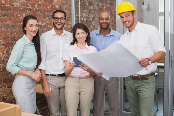 Team di architetti che lavorano — Foto Stock