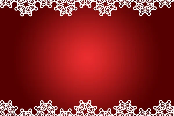 Christmas themed snowflakes frame — Stock Photo, Image