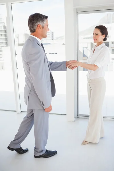 Geschäftspartner schütteln Hände — Stockfoto