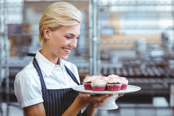 Happy pretty blonde — Stock Photo, Image