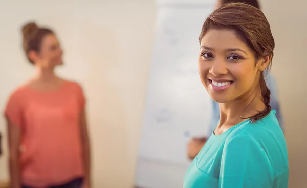 Portrait of a young casual businesswoman — Stock Photo, Image