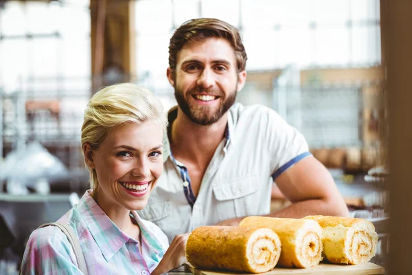 Cute couple on a date — Stock Photo, Image