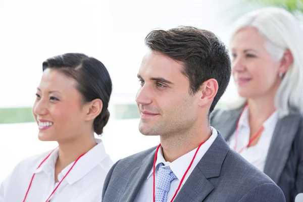 Equipe de negócios durante uma reunião — Fotografia de Stock