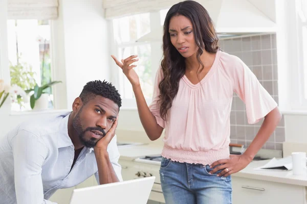 Pareja discutiendo — Foto de Stock