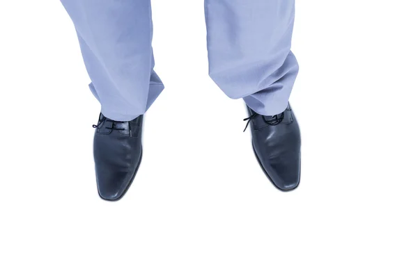 Businessman shoes on white background — Stock Photo, Image