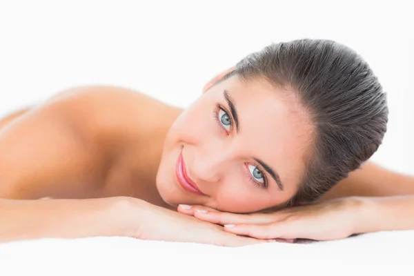 Woman on massage table — Stock Photo, Image