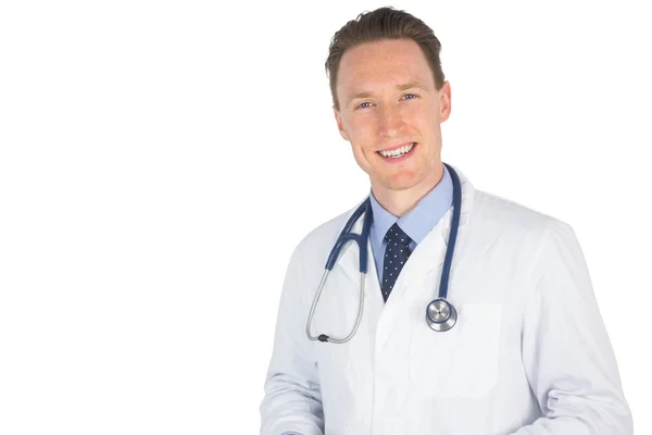 Smiling doctor looking at the camera — Stock Photo, Image