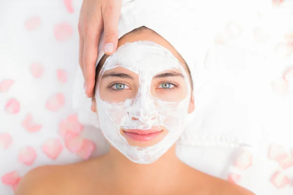 Woman receiving treatment — Stock Photo, Image