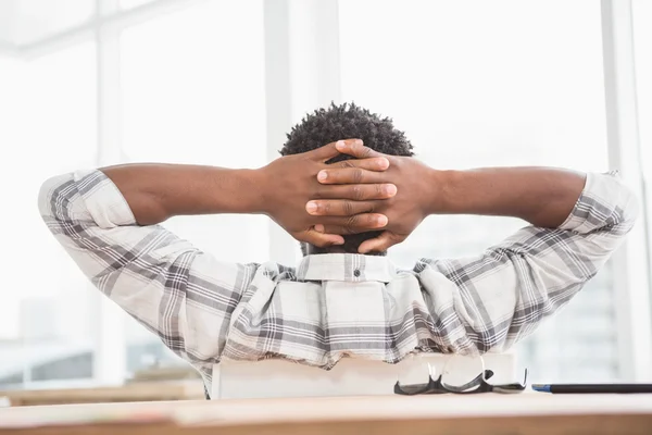 Casual businessman relaxing — Stock Photo, Image