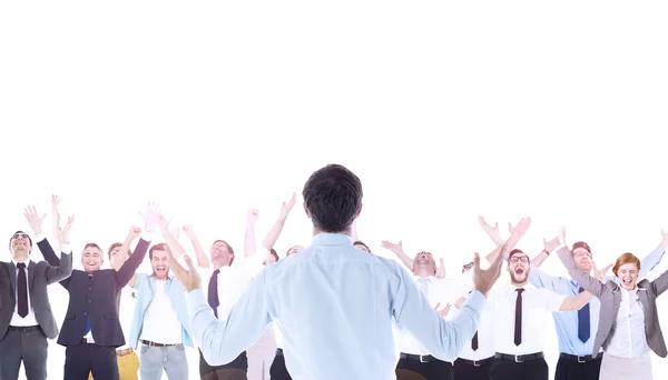 Gesto de hombre de negocios celebrando —  Fotos de Stock