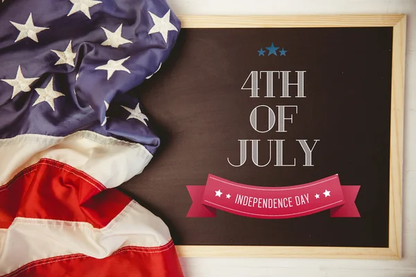 Composite image of independence day graphic — Stock Photo, Image