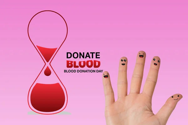 献血の合成画像 — ストック写真