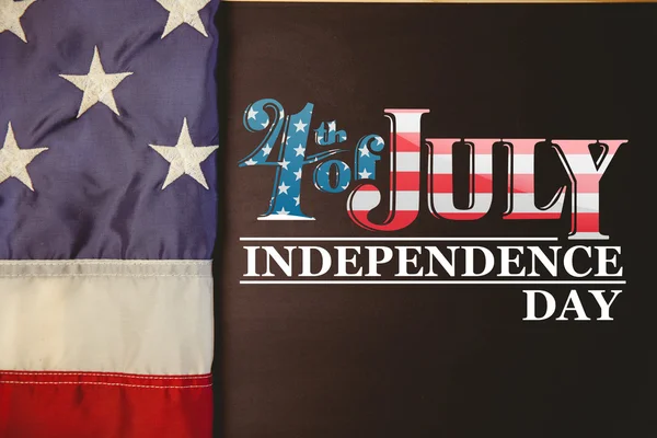 Composite image of independence day graphic — Stock Photo, Image