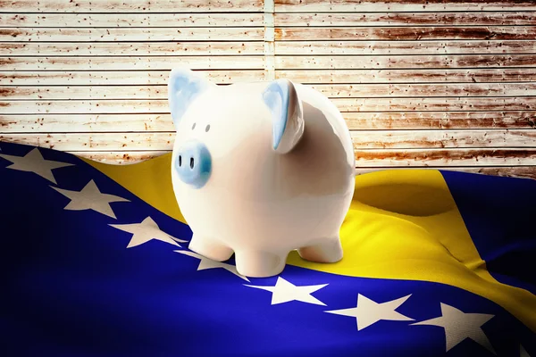 Composite image of piggy bank — Stock Photo, Image
