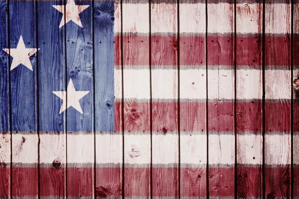 Composite image of usa national flag — Stock Photo, Image