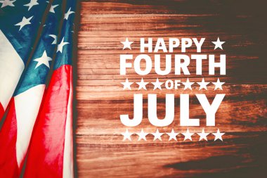 Composite image of happy fourth of july clipart