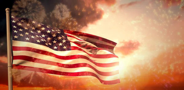 Estados Unidos de América bandera — Foto de Stock