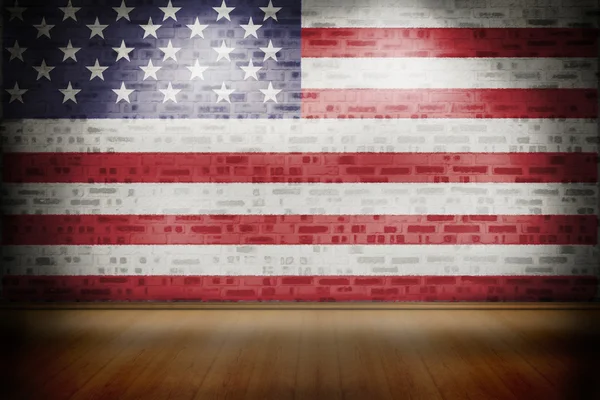 Image composite du drapeau national américain — Photo