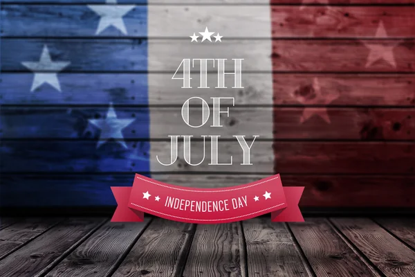 Composite image of independence day graphic — Stock Photo, Image