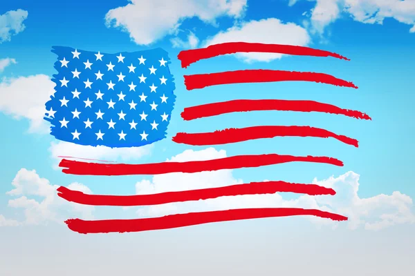 Composite image of independence day graphic — Stock Photo, Image