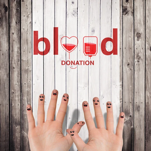 Oddawanie krwi z desek — Zdjęcie stockowe
